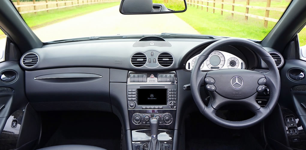 cleaned car interior